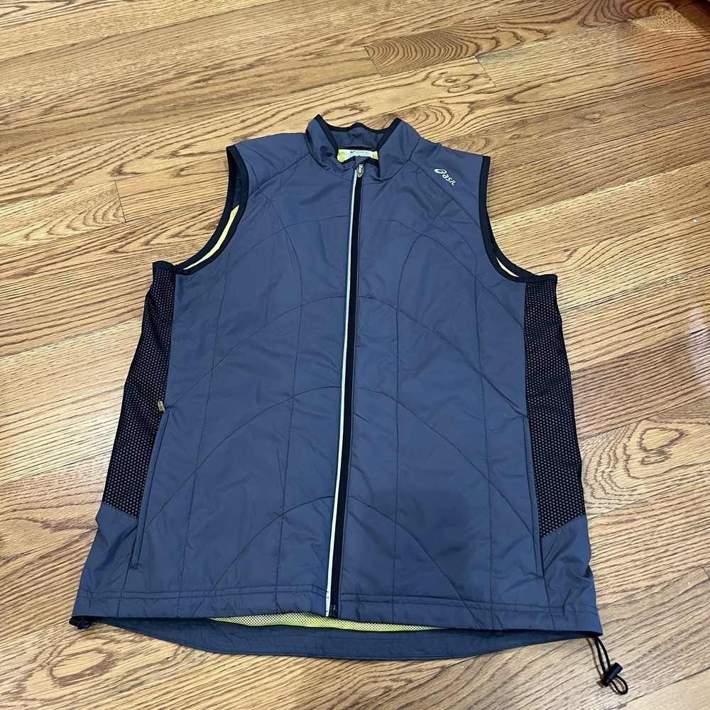 ASICS Men's‎ Live Wire Running Reflective Vest Gray Size Small